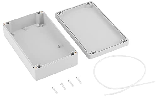 ANKROYU Robuster elektrischer Anschlusskasten aus ABS-Kunststoff IP65, 200 x 120 x 56 mm, flammhemmendes Kabelgehäuse für industrielle Elektroinstallationen im Innen- und Außenbere
