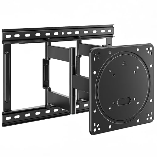 monTEK Ultra Slim TV Wall Bracket for 23-43 Inch Flat/Curved TVs up to 45kg | Low Profile TV Bracket 1.3 from Wall, Swivel Tilt & Extendable, Max VESA 200x200mm, Spirit Level Include, Fits 12/16 Studs