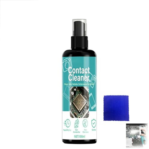 Rapid-Drying PCB & Motherboard Cleaner, Electronic Contact Cleaner Spray, Fast Drying Electronic Contact Cleaner, Precision Elec/tronic Cleaning Spray, Removes Oil Dust & Residue for Phone PC (1PC)