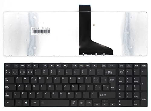 PORTATIL MOVIL - Teclado Compatible con Toshiba Satellite C850 C855 C870 L850 L850D L855 L870 L870D Series