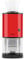 oneConcept Icebreaker - Broyeur à glace , Jusqu'à 15 kg/heure , Look chic en acier , Capacité de 3,5 litres , Entonnoir de remplissage , 220-240V , 4 pieds ventouses , Rouge