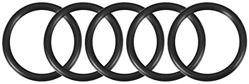 sourcing map 5 Stück O-Ringe Nitrilkautschuk Dichtung 25 mm x 35 mm x 5 mm Metrische Gummi Dichtungsring für Sahnespender Pumpe Schnellkupplung Ersatzdichtung Umfülladapter