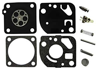 Kit de réparation/reconstruction de carburateur de rechange Ruixing KRX-1 pour souffleur Homelite Poulan 26cc 30cc