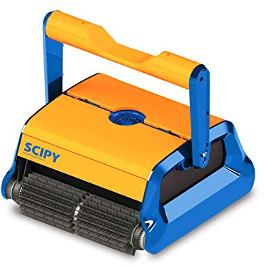 WINNY - Productos QP | Limpiafondos SCIPY, Limpiador de Piscinas, Limpiafondos Automático Piscina, Robot Limpiafondos Piscina, Programa Inteligente Autoadaptativo | Naranja