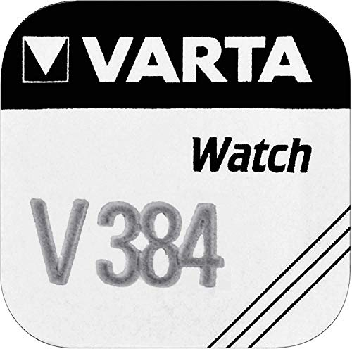 VARTA Pack of 2 Silver Oxide Button Batteries for V384 (SR41) SR736SW 1.55 Volt
