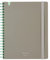 Kokuyo SU-SV748S4-DM Soft-Ring-Notizbuch, 4 mm, liniert, 80 Blatt, B6-Verformung, warmes Grau