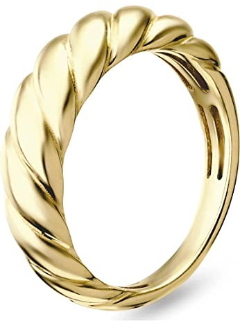 CHRIST Damen-Damenring 375er Gelbgold 54, Gelbgold 32017281