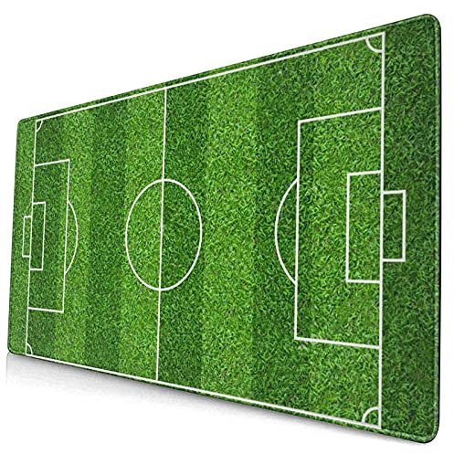 Großes Gaming-Schreibtischunterlage, Fußball-Druck, großes Mauspad, Mauspad für Gaming