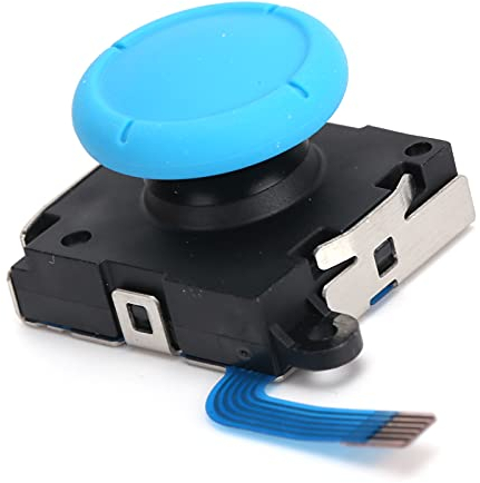 Joystick analógico 3D, Palillos de Repuesto con Sensor de Pulgar para Controller y Lite Console(Azul)
