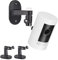 2Pack Adjustable Security Wall Mount Bracket for Ring Stick Up Cam & Ring Outdoor Cam Plus, Perfect View Angle for Your Surveillance Camera System - Black