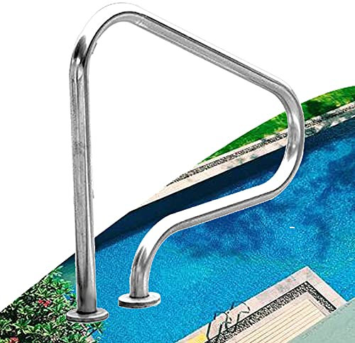 WangXLDD Indoor Swimming Pool Handläufe Sommer Outdoor Edelstahl Safety Pool Handschienen für Inground Pool Eingang (Dicke 1 mm)