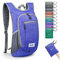 G4Free Kleiner Rucksack, 10/15 l, faltbar, leicht, verstaubar, Tagesrucksack, Reisen, Outdoor, Wandern, Schultertasche, marineblau, 10Liters