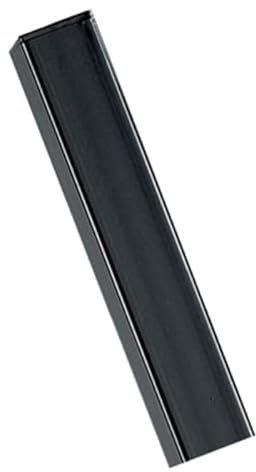 Burbage Iron Craft Square Flat Top Concrete-In Posts, Latch - Solid Steel - L70 x W70 x H2400 mm - Electro Galvanised/Black Powder Coated