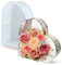 Silikonform Herz Groß Epoxidharz Form Herz Silikonform Gießform Herz DIY Harz Handwerk 3D Herz Epoxidharz Liebe Seifenform Silikon Herzform Gießharz Herz Resin für Buchstütze Ornamente