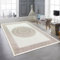 Teppich-Traum Wohnzimmer Schlafzimmer Teppich Kurzflorteppich Designerteppich modern edel Orient glänzend Ornamente Creme beige 120 x 170 cm