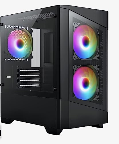 OCHW Level 1 RGB Ultra Fast Gaming PC Desktop Computer AMD Ryzen 3 3200G 4.0Ghz 8 Threads ATI Radeon HD Graphics USB 3.0 120GB SSD 16GB DDR4 Wifi Windows 11 Pro