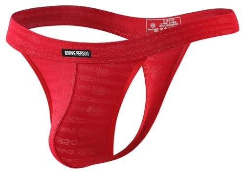 Casey Kevin String Homme Sexy Hot Tanga String Homme Ficelle Légèrement Transparent, Très Jolie String Sexy