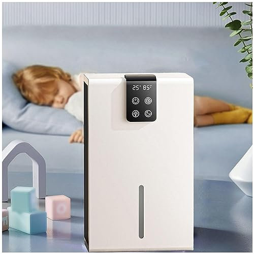 Deshumidificadores para baño 2600ml, Deshumidificador doméstico Silencioso Luces LED de 7 Colores, Deshumidificador pequeño para baño para el hogar, Cocina, Dormitorio, Caravana