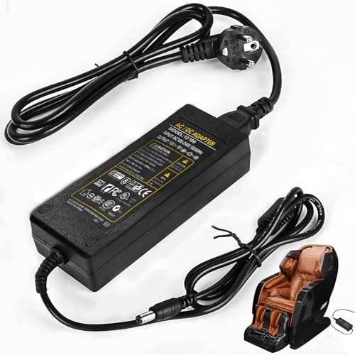12V 10A Netzteil Adapter, AC 100V ~ 240V bis DC 12V 10A 120W Spannungswandler LED Trafo Transformator Stromversorgung 5,5 mm x 2,5/2,1 mm Stecker für LED Streifen Module Licht CCTV Kamerasystem
