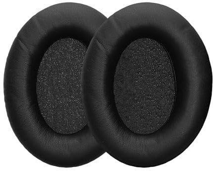 kwmobile Ear Pads Compatible with Sennheiser HD418 / HD419 / HD428 / HD429 / HD448 / HD449 Earpads - 2x Replacement for Headphones - Black