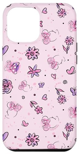iPhone 12 Pro Max Disney Minnie Mouse Cute Pink Spring Sweetness Pattern Case