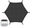 LTFIOON Housse D'ombrage de Trampoline, 8ft 244cm Couverture D'ombrage De Trampoline, Anti-UV, Toit Pare-Soleil pour Trampoline, Accessoires Trampoline pour Trampoline Rond À 6 Poteaux
