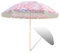 Sombrilla de Playa Boho de 240 Cm con Flecos, Sombrilla de Jardín Portátil con Protección UV UPF50+, para Balcón, Playa O Piscina