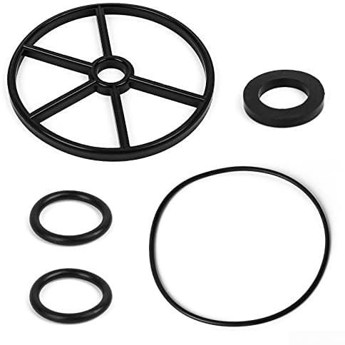 Kit de joint torique de rechange pour filtre de piscine - Valve multi-voies de 3,8 cm - Montage latéral supérieur avec joint de direction
