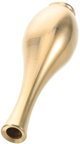 DOITOOL Messing Kleiner Blumen Vase mit Einzigartigem Design Dekoratives Kunstwerk für Schreibtisch Kleine Vase für Buddhistische Opfergaben und Blumenarrangements