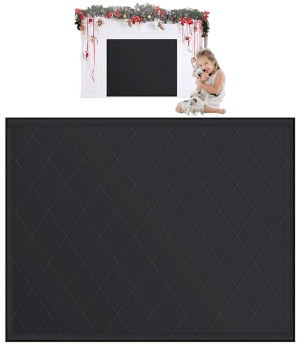 Magnetic Fireplace Cover – 81x100cm Polyester, Insulated Blanket, No-Slip Magnetic Edges, Anti-Draft Protection | Fireplace Vent Cover, Indoor Heat Retention, Energy Saving, Room Chimney Blocker