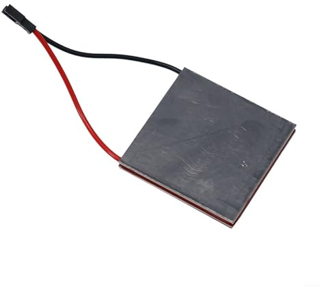Semiconductor Power Plate Fireplace Fan Motor Replacement, 40x40mm Thermoelectric Module Heat Powered Stove Fan Generator Sheet, For Durable Wood Burner Heater