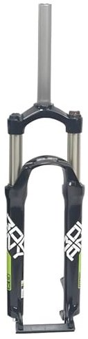 Forcella ammortizzata per bici da 24 pollici, freno a disco meccanico, tubo dritto da 1-1/8, attacco QR da 9 mm, escursione da 100 mm, bloccaggio manuale, ultraleggera, anteriore da montagna