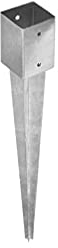 Bodenhülse Einschlagbodenhülse Einschlaghülse Pfostenträger 121x900x2 mm