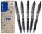 PILOT FriXion Clicker 0.7 – 5 Stück – Farbe Schwarz – Radierbarer, nachfüllbarer Gel-Tintenroller mit Druckmechanik und thermosensitiver Tinte, mittlere Spitze, 1 Stück (5er Pack)
