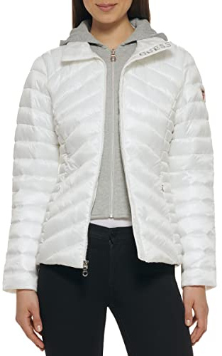 GUESS 22qmp369 Cappotto alternativo in piuma Donna (Pacco da 1)