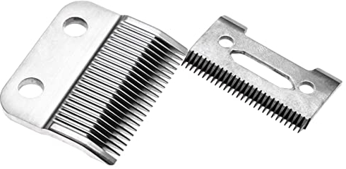 vhbw Schneidsatz 2X Messer kompatibel mit Wahl Deluxe Chrome Pro Kit 79524, Groom Pro 79520, Home Barber Kit Haarschneidemaschine