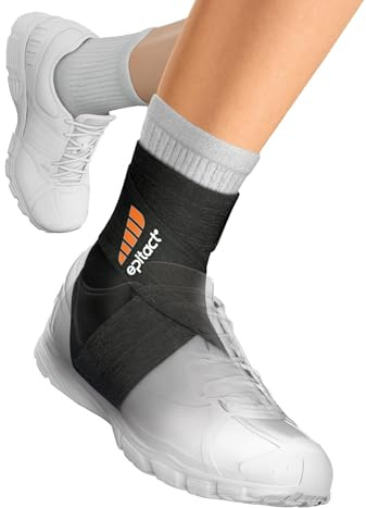 Epitact | Cavigliera Distorsione Ergostrap Sport | Sottile e Leggera | Stabilizza e Protegge la Caviglia Debole e Instabile | Bendaggio Brevettato | Regolabile e Personalizzabile (M)