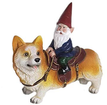 Statue de nain en résine, statue de nain de jardin en polyrésine, cadeau amusant pour décoration de jardin, maison, cour, 14 cm