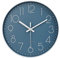 jomparis 30cm Modern Quartz Lautlos Wanduhr Schleichende Sekunde ohne Ticken Analoge Wanduhr Dekor für Wohnzimmer, Zimmer, Büro (Cerulean)