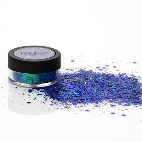 Mylee All That Glitters [Energetic] - 101 Glitter Colour Choices - DIY Nail Decoration, Holographic Dust Powder - Ideal for Nail Art & Crafts
