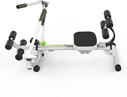 Adjustable Home Rowing Machine With 12 Resistance Levels 3 Grades Of Slope Adjustment Lcd Monitor With Adjustable Console Angle For Home Cardio Workout