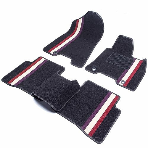 Autoteppiche passend für Hyundai Tucson 2015-2020 3rd Gen TL maßgeschneiderte Deluxe Auto Fußmatten Velours Teppich mit Gummirücken Set von 5 Stück Autozubehör für 2015 2016 2017 2018 2019 2020