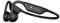 ZRUHIG Auriculares de Conduccion Osea, Auriculares Inalámbricos Bluetooth 5.2 de Auriculares de oído Abierto con Micrófono, al Agua IP67, Conducción Ósea para Trotar, Correr, Ciclismo (Negro)