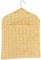 Jolee Fabrics Premium Oilcloth Peg Bags with Wooden Hanger - Large Waterproof Peg Bag, Clothes Clip Storage Perfect for Any Washing Line(Ditto Ochre Yellow)