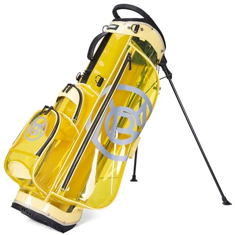 PGM Golftasche mit 5-Wege-Trennwand, wasserdichte leichte Golftasche für Männer und Frauen, langlebige und tragbare Golf-Tragetasche mit Schultergurt und Ständer, aktualisiertes Design für einfachen