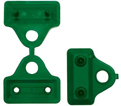 Tenax Clips Rete 5 cm Verde, Scatola da 500 Clips, Clips per Il Fissaggio di reti tessute frangivista e ombreggianti