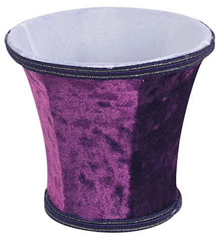 Artibetter Lampenschirm in Glockenform, für Stehleuchten und Tischlampen, Stofffarbe, handgefertigt, Lampenschirm (lila)