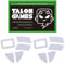 2Sets of TALONGAMES Rounded Curved Edges Mouse Feet Skates Compatible with Viper Ultimate Gaming Mouse Feet Replacement, 0.8mm, Pure PTFE Material with Super Smooth Glide Pads
