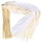 Baguettes magiques de mariage, une boîte de 30 pièces, baguettes magiques blanches serpentins avec adaptées pour les mariages, Noël, anniversaires et diverses activités de fête. (Beige)