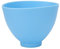 Silicone Mixing Bowl,Silicone Mixing Bowl Reusable Heat Resistant Face Mask Mixing Bowl for Plaster Painting Paint 15 X 15 X 11cm (Blue)